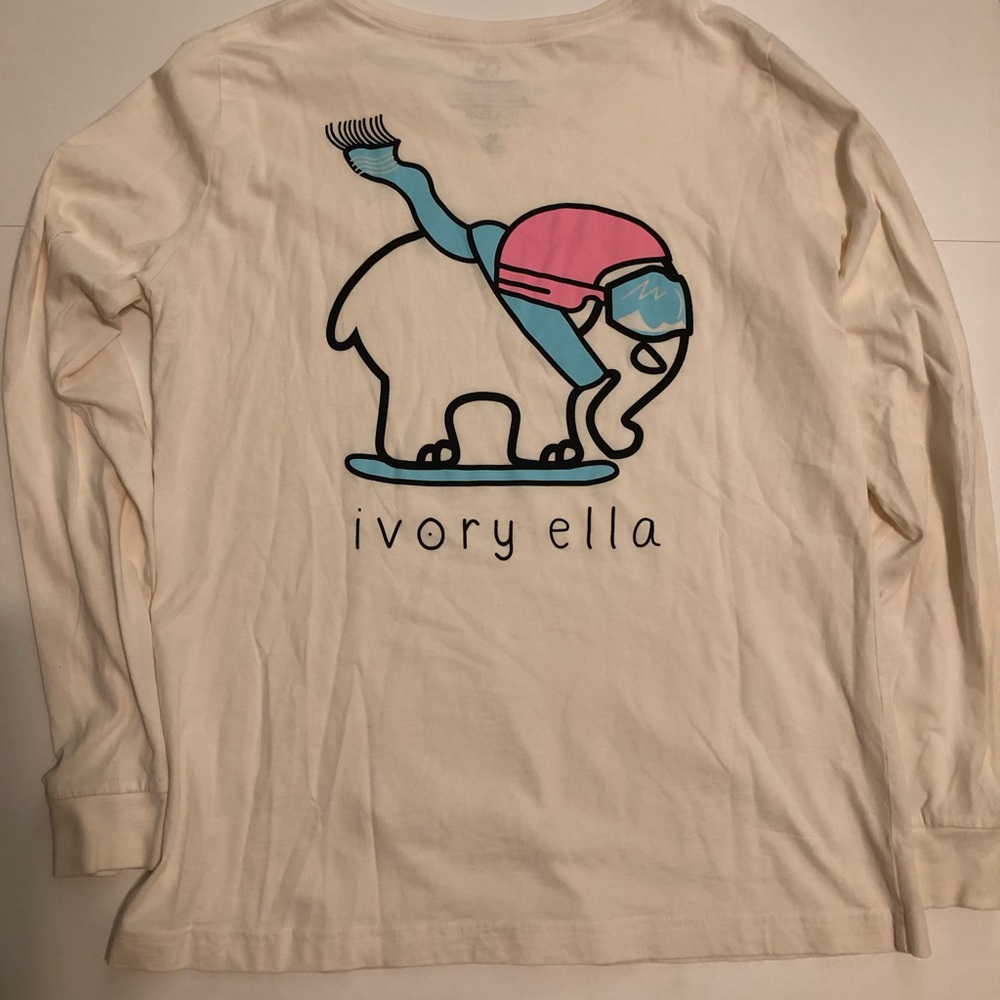Ivory Ella Skiing Long Sleeve Shirt